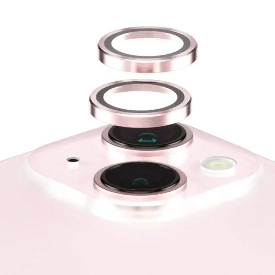 Panzerglass&trade; Hoops Camera Lens Protector Iphone 15 | 15 Plus - Pink